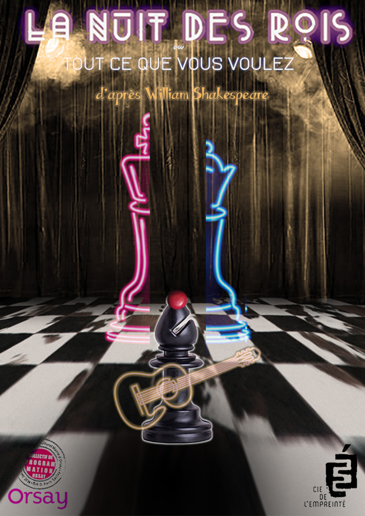 Affiche du spectacle "la nuit des rois"